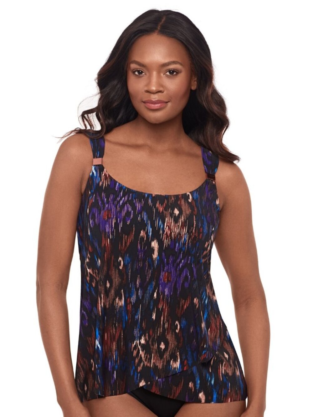 Miraclesuit  Tapiz Dazzle Tankini, Multi  Women Size 8  $140 Retail  NWT